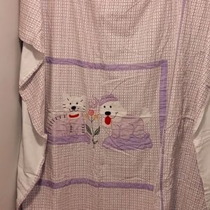 Duvet Cover Dog & Cat  82" x 84" Full Size